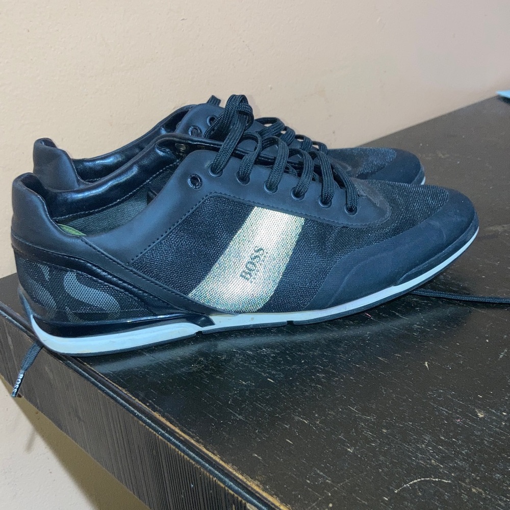 Hugo Boss Black and Gray Sneakers
